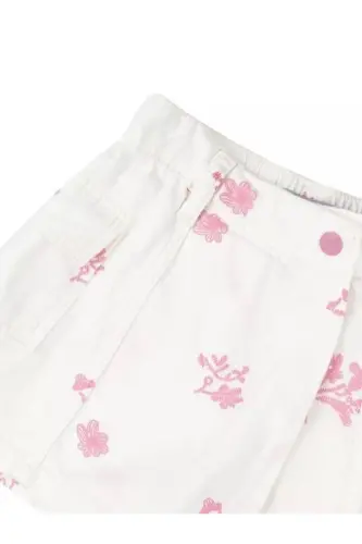 Embroidered Baby Girl Shorts Skirt with Elastic Waistband - ESCABEL (1)