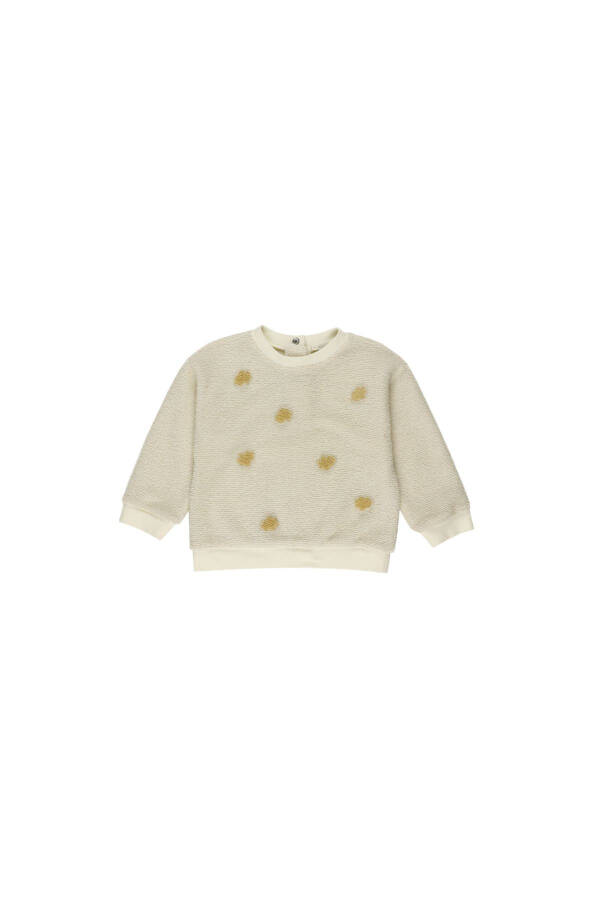 Embroidered Baby Girl Sweatshirt - 4