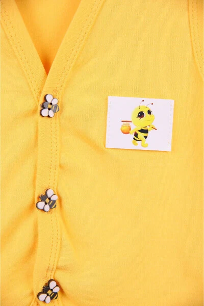 Embroidered Baby Vest, 100% Organic Cotton, Soft Texture, Seasonal Unisex Vest - BENIIZLE (1)