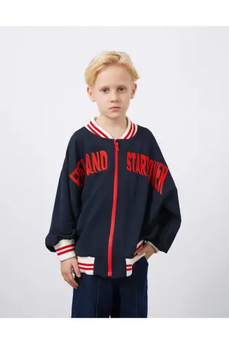 Embroidered Bomber Jacket - 2