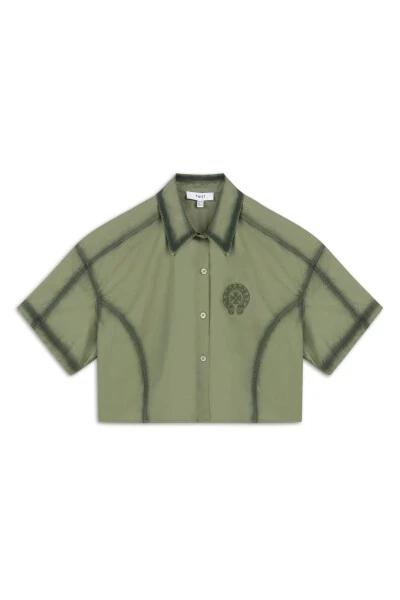 Embroidered crop top - 9