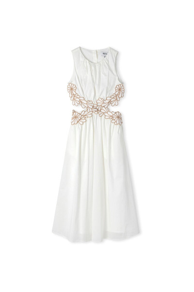 Embroidered cutout dress - 18