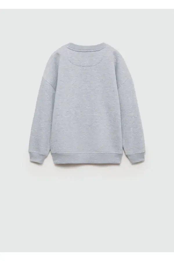 Embroidered Detail Cotton Sweatshirt - 5