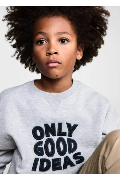 Embroidered Detail Cotton Sweatshirt - 8