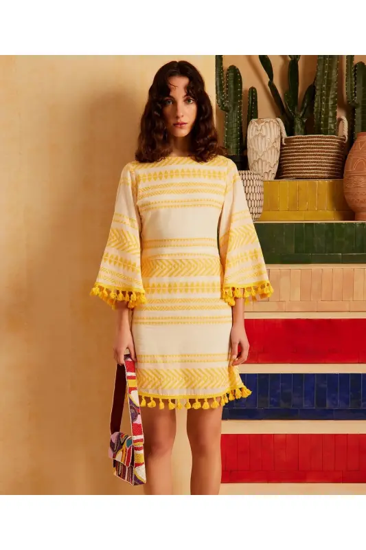 Embroidered Dress - YARGICI