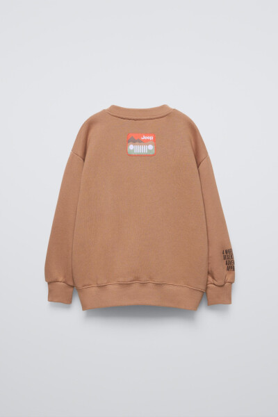 EMBROIDERED JEEP ® SWEATSHIRT-tawny brown - 2