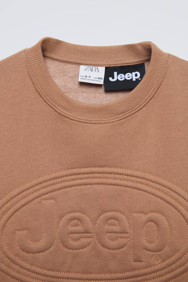 EMBROIDERED JEEP ® SWEATSHIRT-tawny brown - 3