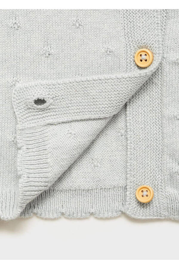 Embroidered Knitted Cardigan - 3