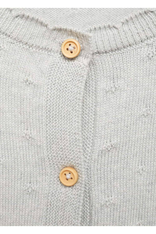 Embroidered Knitted Cardigan - 4