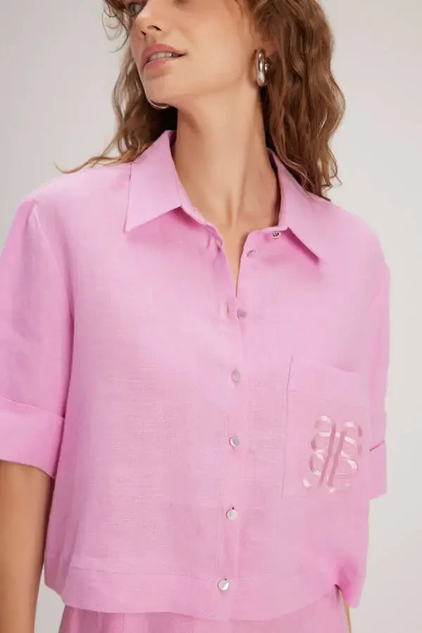 Embroidered Logo Shirt - 2