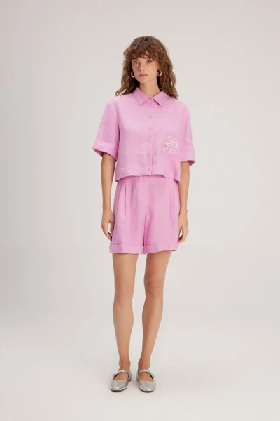 Embroidered Logo Shirt - 3