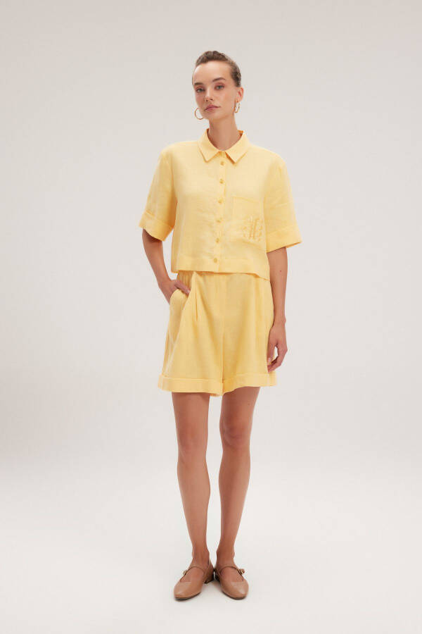 Nakışlı Logolu Gömlek-004 - 2