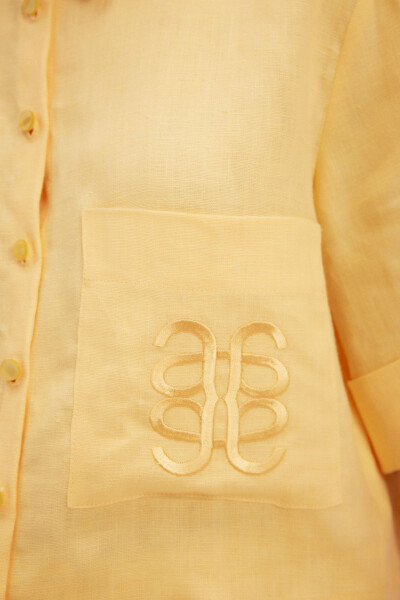 Nakışlı Logolu Gömlek-004 - 3