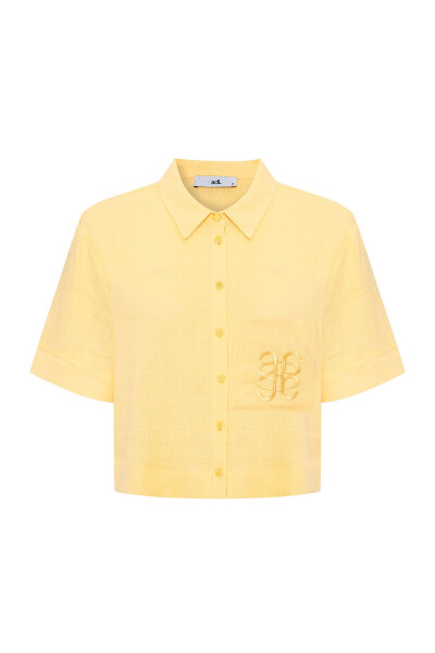 Nakışlı Logolu Gömlek-004 - 6