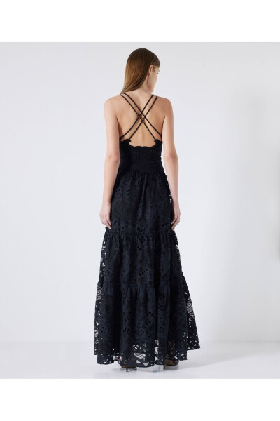 Embroidered Maxi Dress - 18