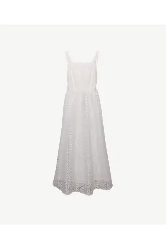 Embroidered Midi Dress - 1