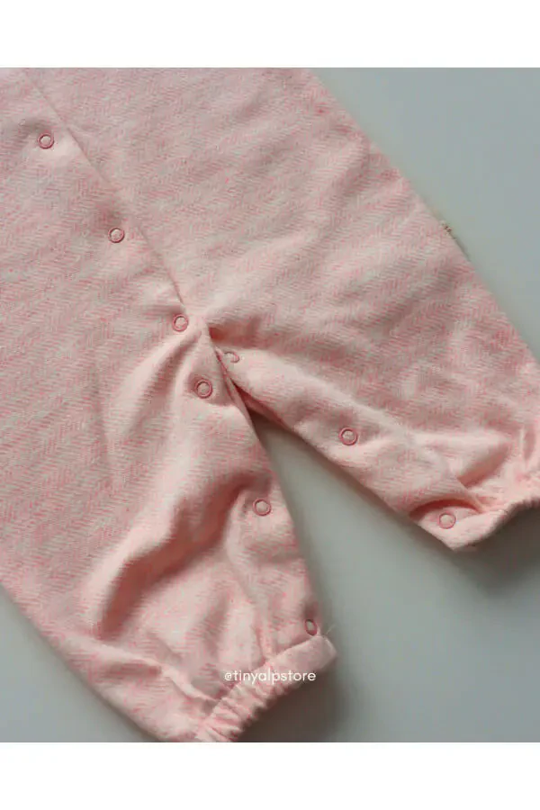 Embroidered Neck Basic Stylish and Comfortable Fabric Newborn - 5