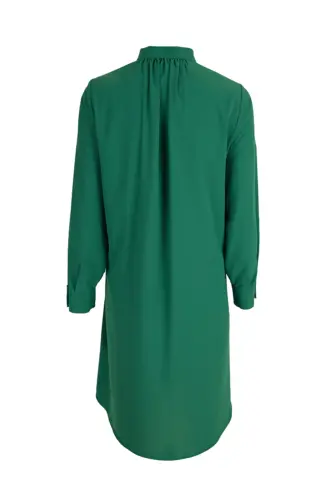 Embroidered Patch Detailed Tunic-Green - 3