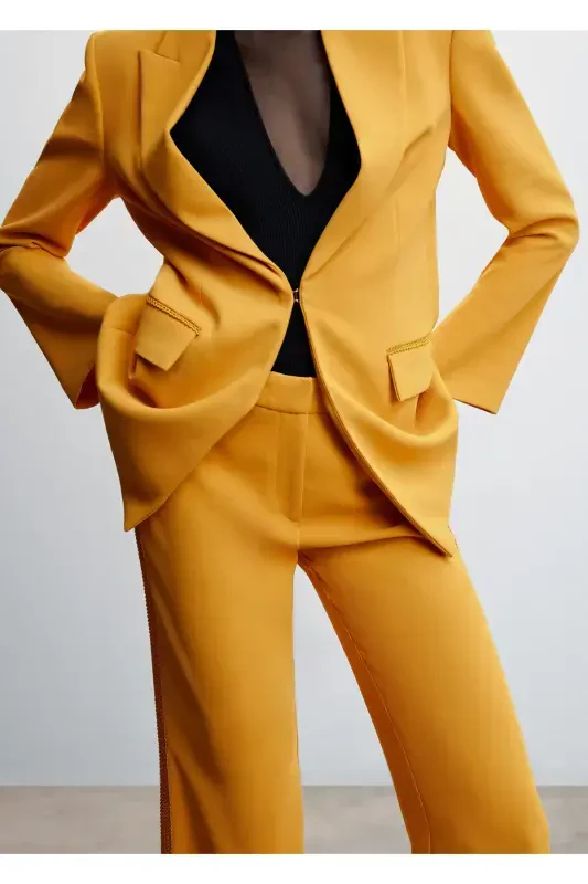 Embroidered Textile Trousers - 5