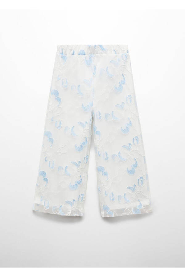 Embroidered tulle pants - 2