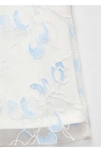 Embroidered tulle pants - 5