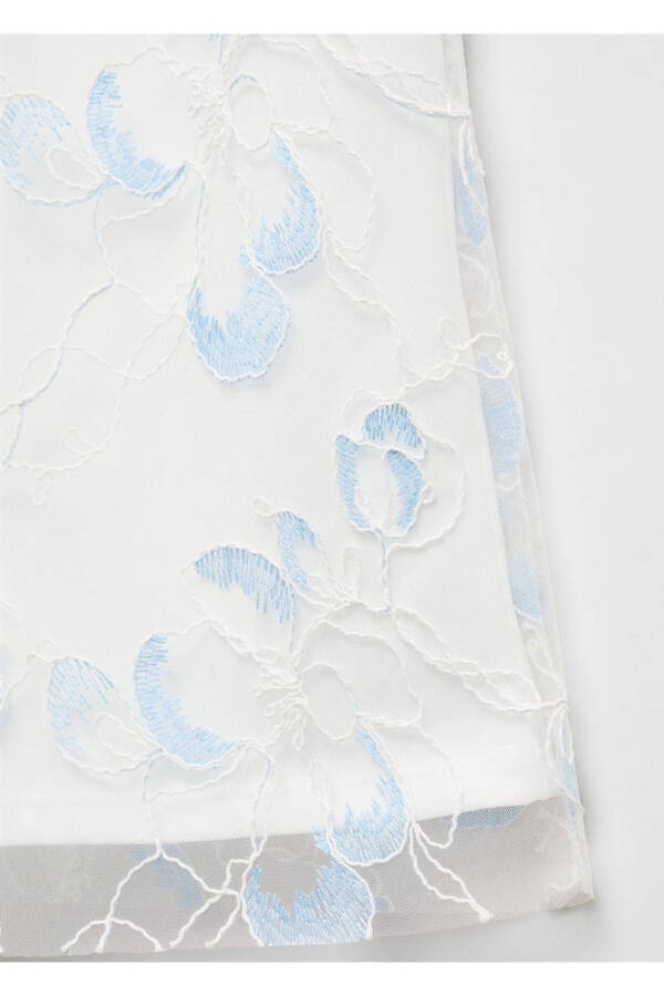 Embroidered tulle pants - 5