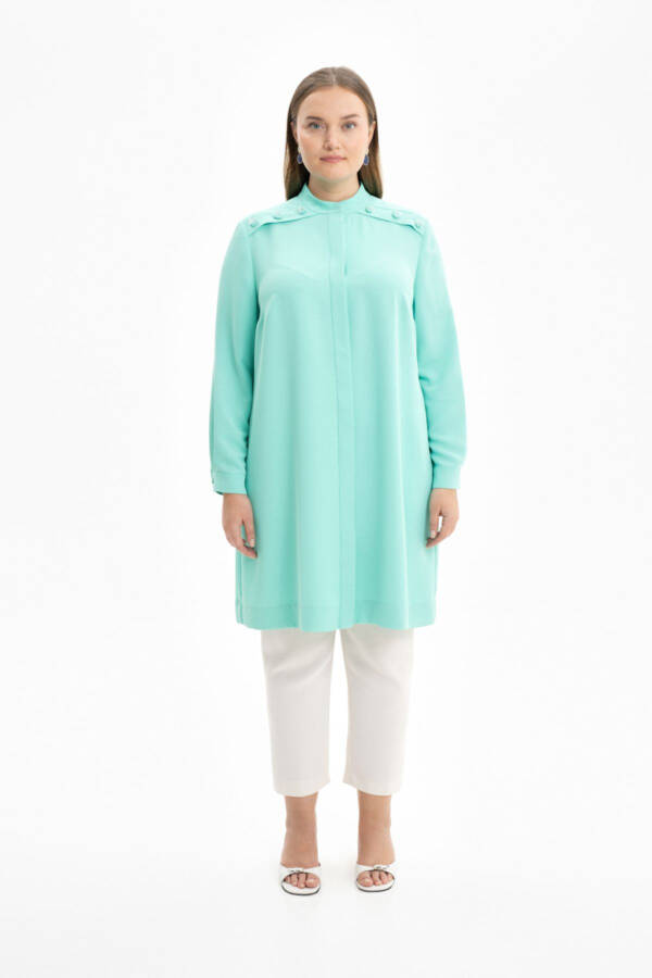 Embroidered Tunic with Quatrains - 1