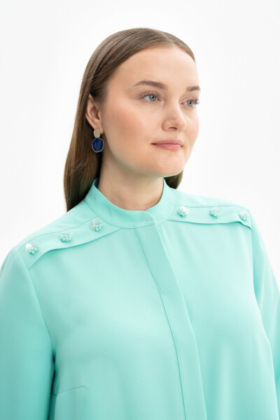 Embroidered Tunic with Quatrains - 5