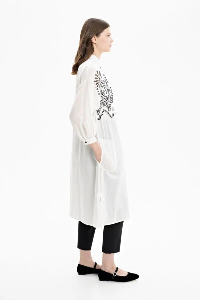 Embroidered Voile Tunic - AKER (1)