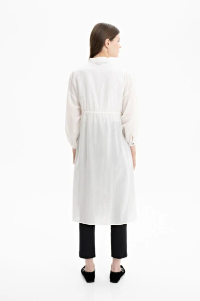 Embroidered Voile Tunic - 3