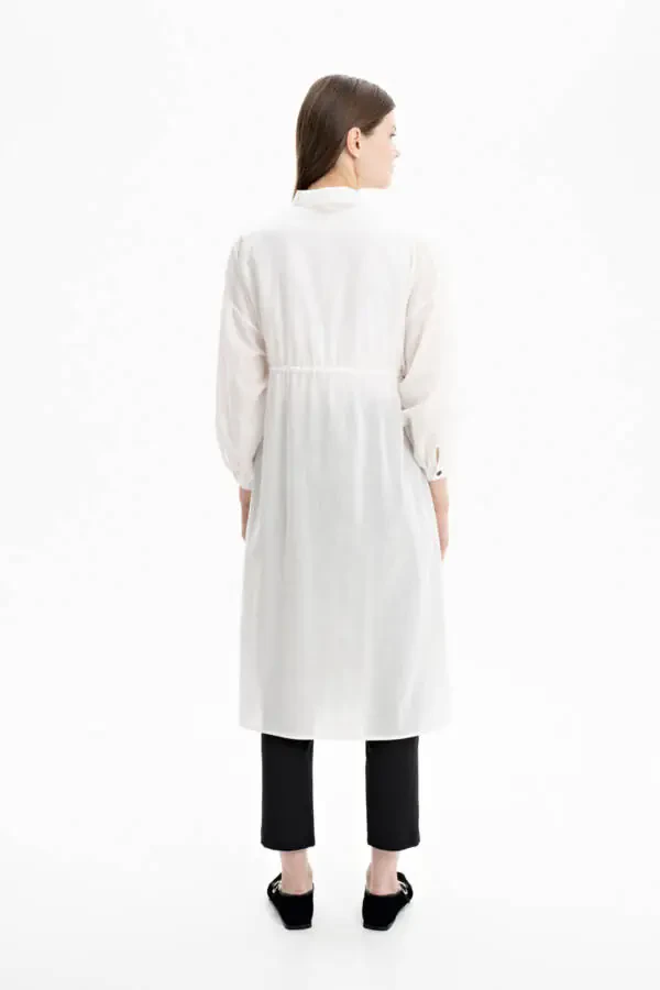 Embroidered Voile Tunic - 3