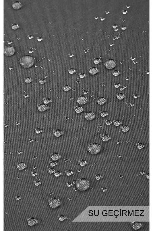 Embroidered Washing Machine Cover, Waterproof Fabric, Anthracite Color - 2