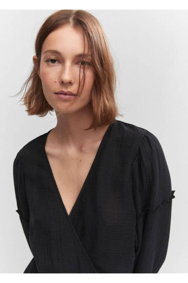 Embroidered Woven Dress - 7