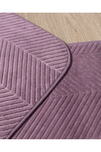 Emele 2-Piece Bath Mat - Dark Plum-D.PLUM - MADAME COCO (1)