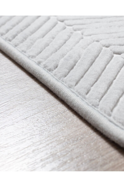 Emele 2-Piece Bath Mat Set - Light Grey - 3