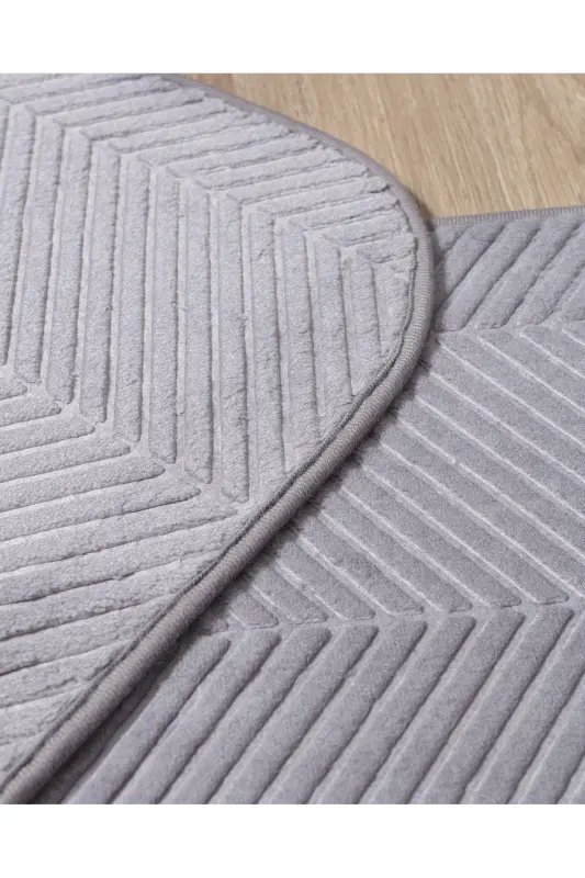 Emele 2'li Banyo Paspası - Açık Mavi-AÇIK MAVİ - 2