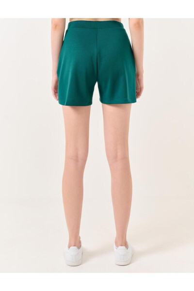 Emerald Green Tie-Waist Regular Fit Shorts - 24