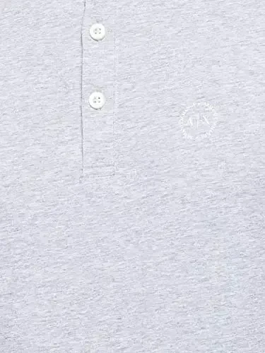 Emporio Armani erkaklar qisqa yengli jersi trikotaj polo - 5