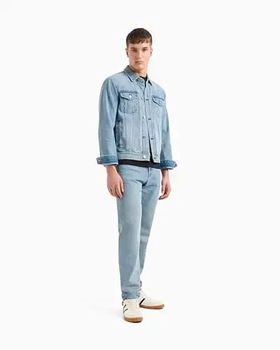 Emporio Armani erkaklar uchun bir rangli asosiy Pima Crew Neck - 3