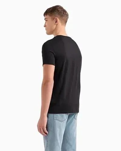 Emporio Armani erkaklar uchun bir rangli asosiy Pima Crew Neck - 5