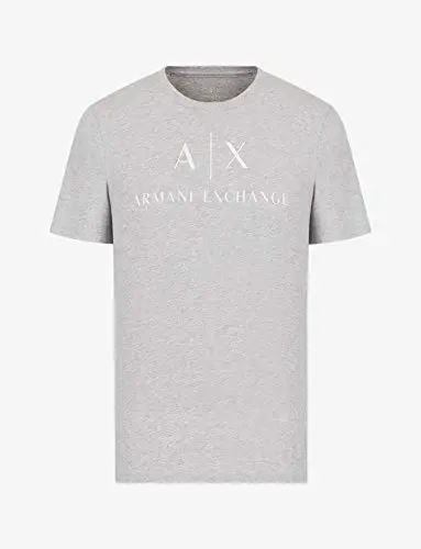 Emporio Armani erkaklar uchun bir rangli oddiy Pima futbolka - 7