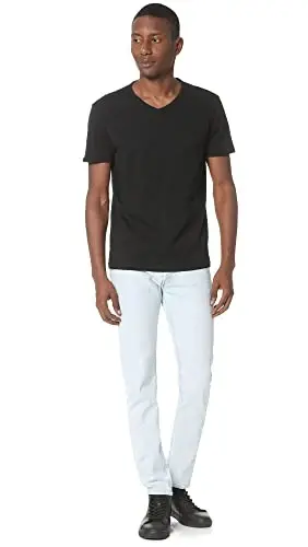 Emporio Armani Men's 3-Pack Regular Fit V-Neck Undershirt - 4