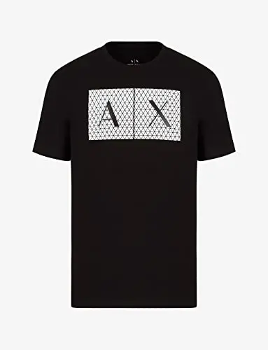 Armani Exchange Men's Triangulation Crew Neck T-Shirt - 6