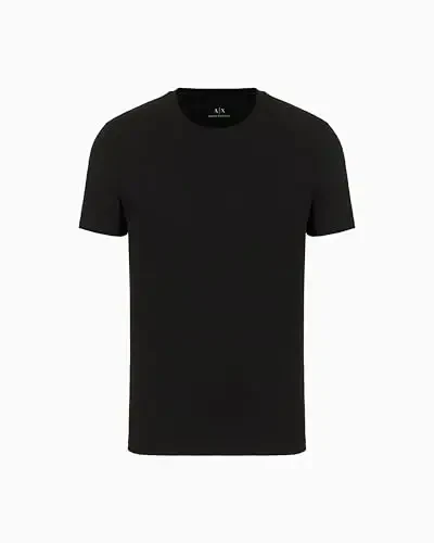 Emporio Armani Mens Solid Colored Basic Pima Crew Neck - A|X ARMANI EXCHANGE MENS APPAREL