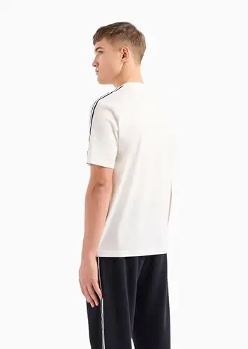 Armani Exchange Mens Regular Fit Cotton Jersey Signature Logo Tee - 5