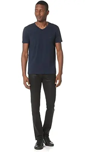 Emporio Armani Men's 3-Pack Regular Fit V-Neck Undershirt - 4