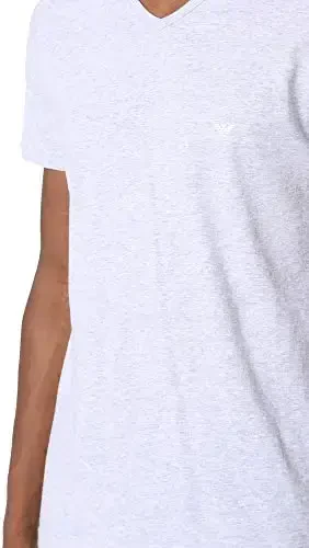 Emporio Armani Men's 3-Pack Regular Fit V-Neck Undershirt - 5