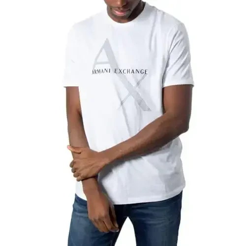 Emporio Armani Mens Crew Neck Logo Tee T Shirt - 1