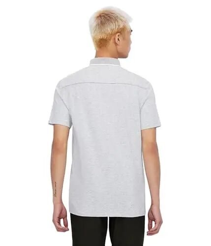 Emporio Armani Mens Short Sleeve Jersey Knit Polo - 2