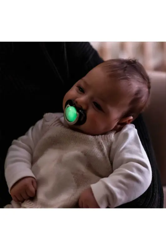 Ortodontik Emzik Seti 12 Ay+ Black & Pearl | İkili, Silikon, Damaklı | Sterilizasyon & Sakla - 7